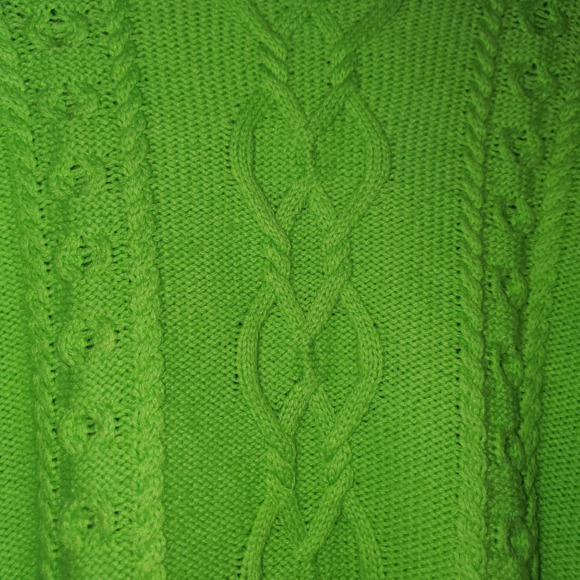 COZY Lime Green Sweater - Picture 1 of 1